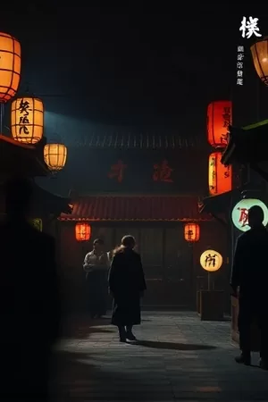 《灰羽宣言》竖版海报，鸽群掠过灰色厂房屋顶