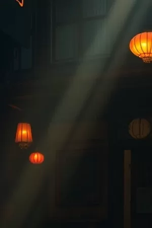 《折光之城》竖版海报，玻璃幕墙映出的城市天际线